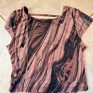 Stylish Black and Pink Windsor Women's Top